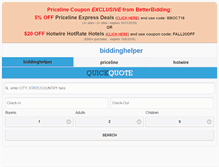 Tablet Screenshot of biddinghelper.com
